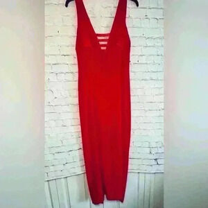Dusk Red Gown Maxi Dress. Size 10 US / 14 UK